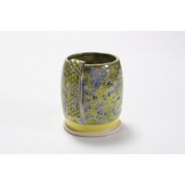 SW-502 Yellow Gloss Over SW-156 Galaxy Stoneware Combination